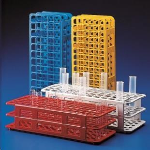 Stojan na skúmavky PP pr. 16, 5x12 miest, žltý