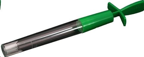 Púzdro sklepávacie na lekársky teplomer - striasačka