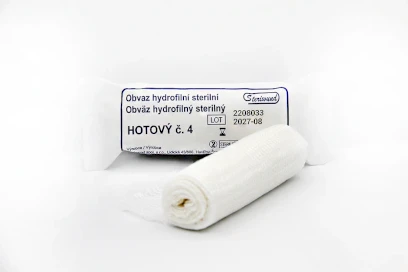 Obväz hydrofilný sterilný hotový č.4