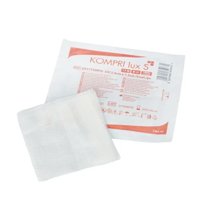 Kompresy gázové sterilné 7,5x7,5 cm_10 ks