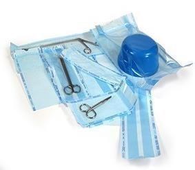 Sáčok sterilizačný plochý 250x485 mm, p/f