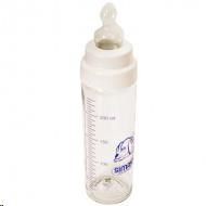 Fľaša kojenecká s potlačou 125 ml - len sklo