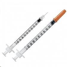 Striekačka inzulínová KD-Ject III U-100 0,5 ml 29G/100 ks