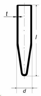 Skúmavka centrifugačná s delenou stupnicou 10 ml