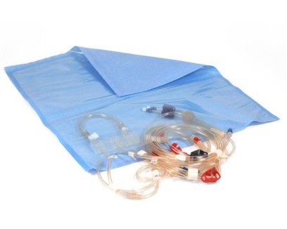 Sáčok sterilizačný plochý 420x600 mm, net. textil/fólia