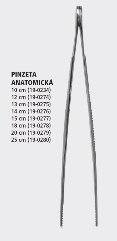 Pinzeta anatomická 30 cm
