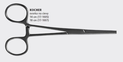 Svorka na cievy Kocher 14 cm