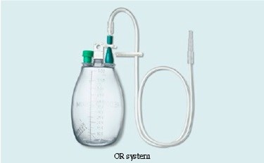 Súprava  operačná redonová s hadicou 400ml