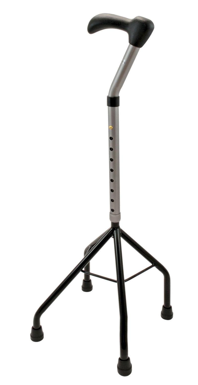 Palica vychádzková štvorbodová, antracitová