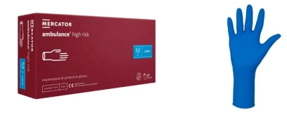 Rukavice vyšetrovacie latexové nepudrované Ambulance