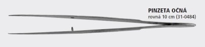 Pinzeta očná rovná 10 cm