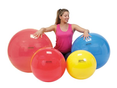 Gymnastická fitlopta 45 cm, žltá