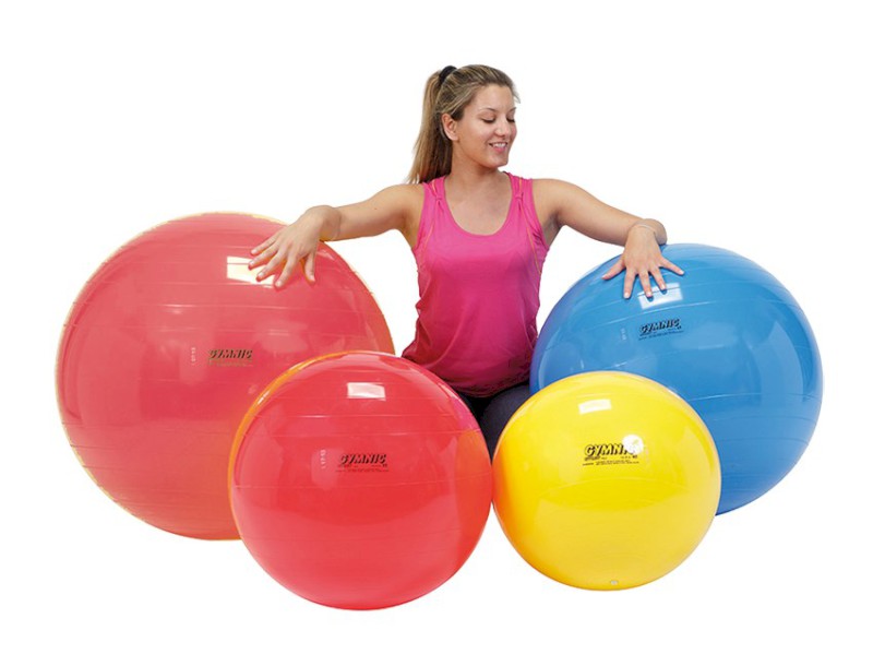 Gymnastická fitlopta 45 cm, žltá