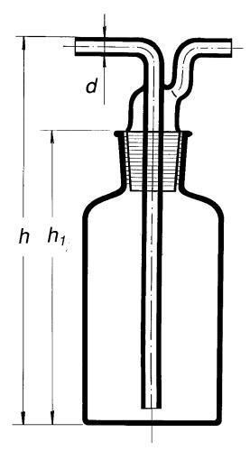 Premývačka Drechsler 1000 ml NZ 29/32