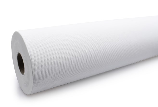 Papier na vyšetrovací  stôl, biely 50cm x 46m/9 ks