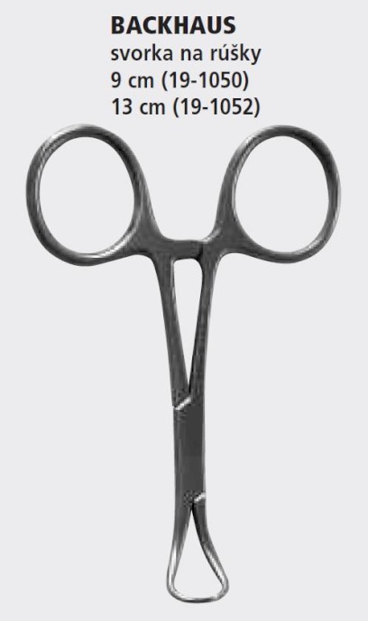 Svorka na rúšky Backhaus 8 cm