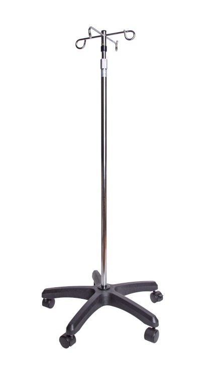 Stojan infúzny s chrómovaným rámom