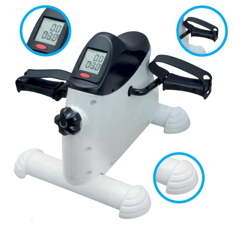 Trenažér šliapací digitálny MBT-2, bielo/čierny