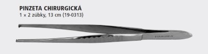 Pinzeta chirurgická 13 cm