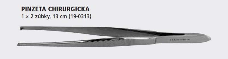 Pinzeta chirurgická 13 cm