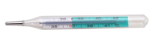 Teplomer lekársky exa-sklo, klasický