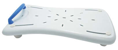 Sedačka na vaňu, modrá rukoväť