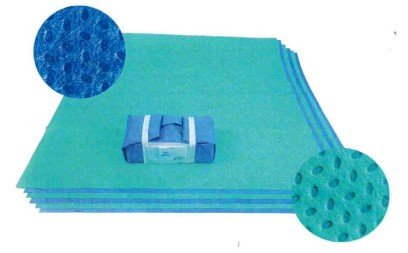 SUPASPUN 100% synteticky materiál 120x120 cm, modrý