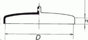 Veko na kelímok, kremenné sklo 52 ml