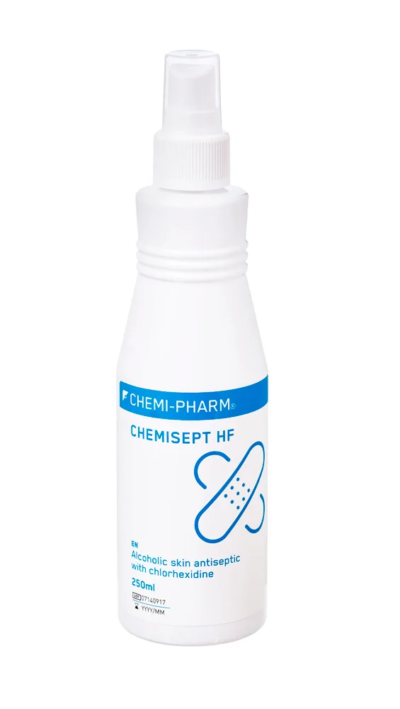 Chemisept HF 250 ml s rozprašovačom