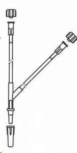 Hadička predlžovacia Gamaplus 3,0x150 mm YLL dvojcestná