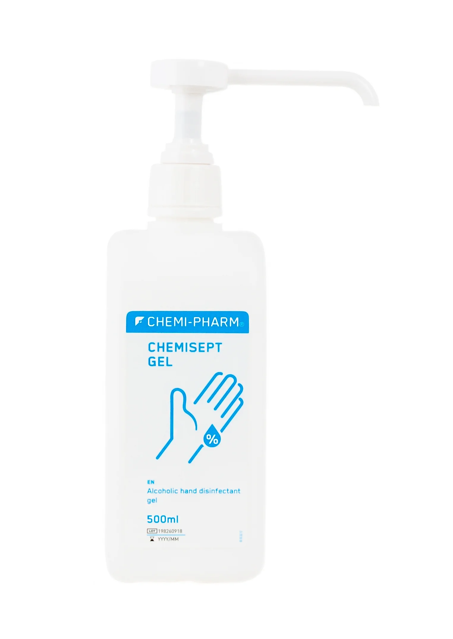 Chemisept Gel 500 ml s pumpou