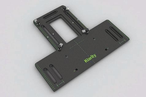 Podložka Klarity Multifix pre hlavu a ramená, karbónová