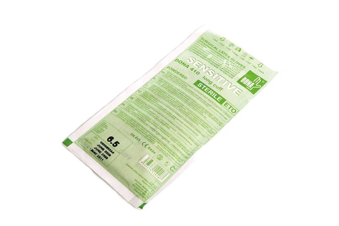 Rukavice chirurgické sterilné gynekologické Dona 410 6.5