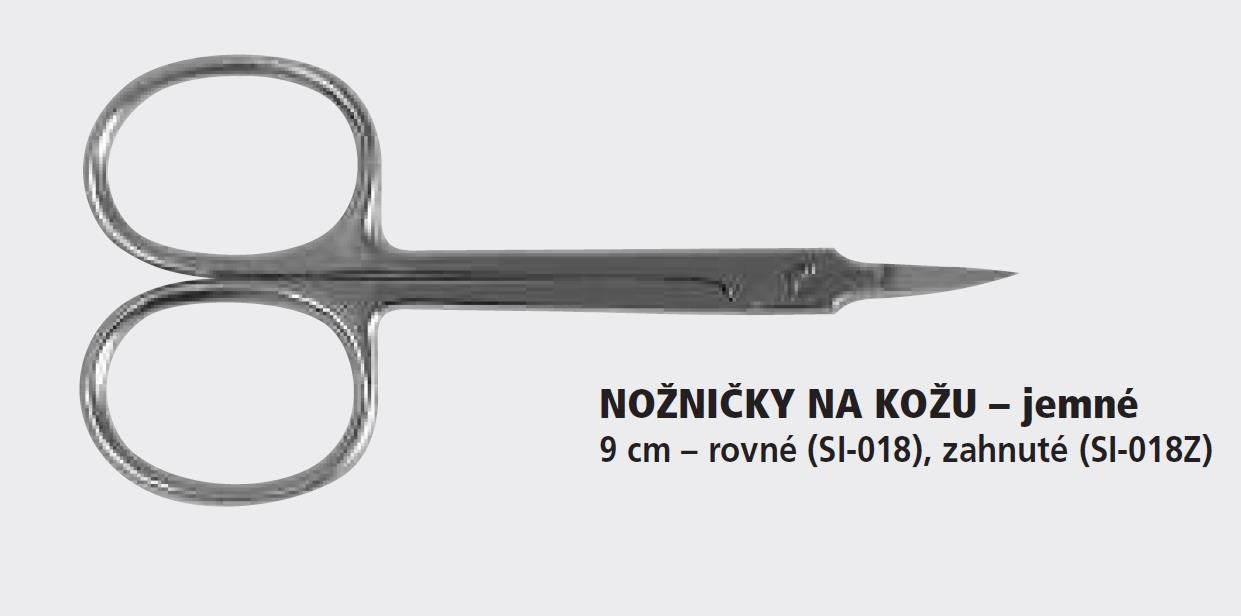 Nožničky na kožu rovné 9 cm