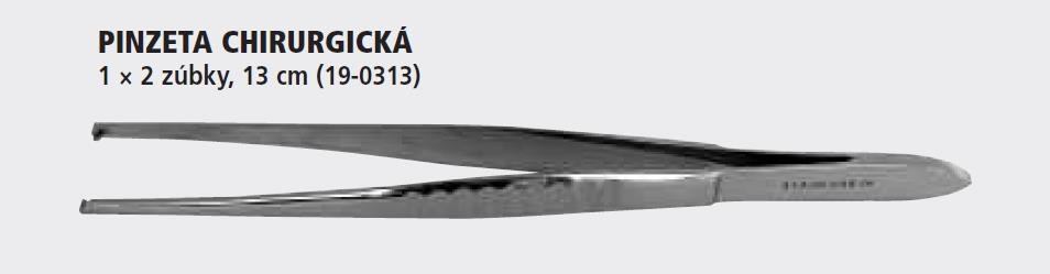 Pinzeta chirurgická 13 cm