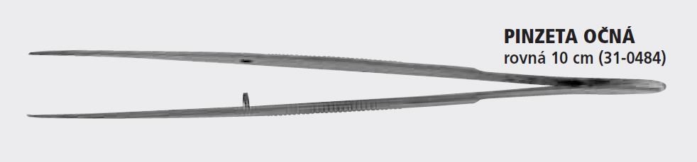 Pinzeta očná rovná 10 cm
