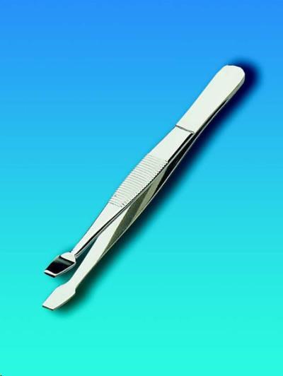 Pinzeta priama nerezová plochá 10,5 cm