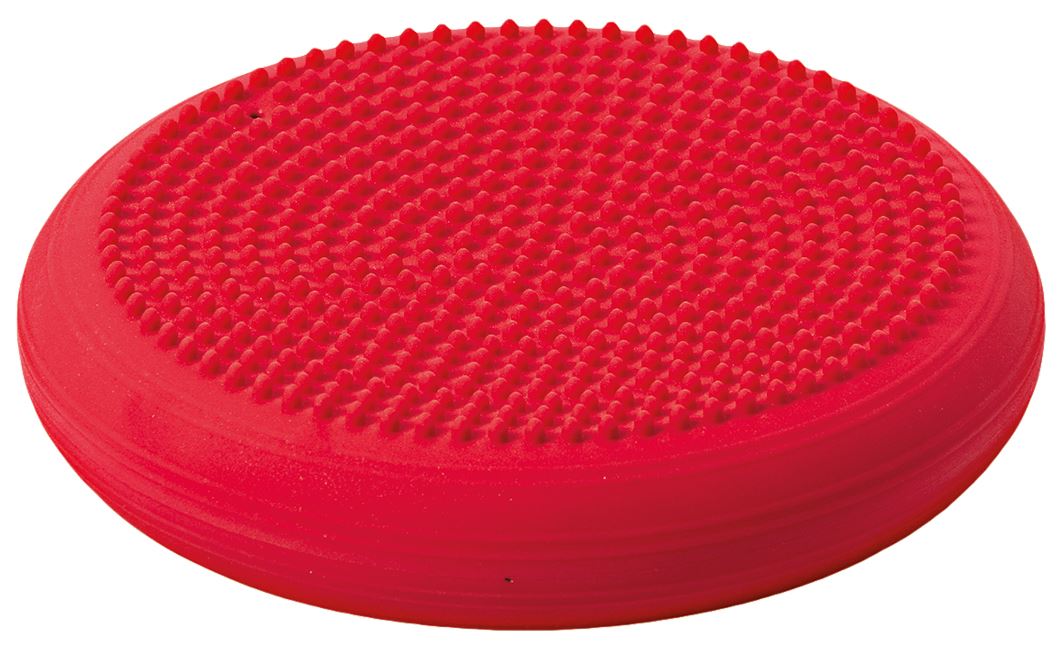 Vankúš nafukovací na sedenie a cvičenie, červený