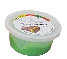 Plastelína na trénovanie prstov a ruky, zelená, tvrdá